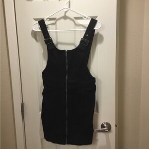 Free People Black Jumper Mini Dress